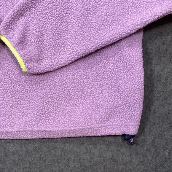 Columbia Womens Size M Lavender Fleece Pullover Snap Neck Sweater Cozy Outdoor - Picture 7 of 16